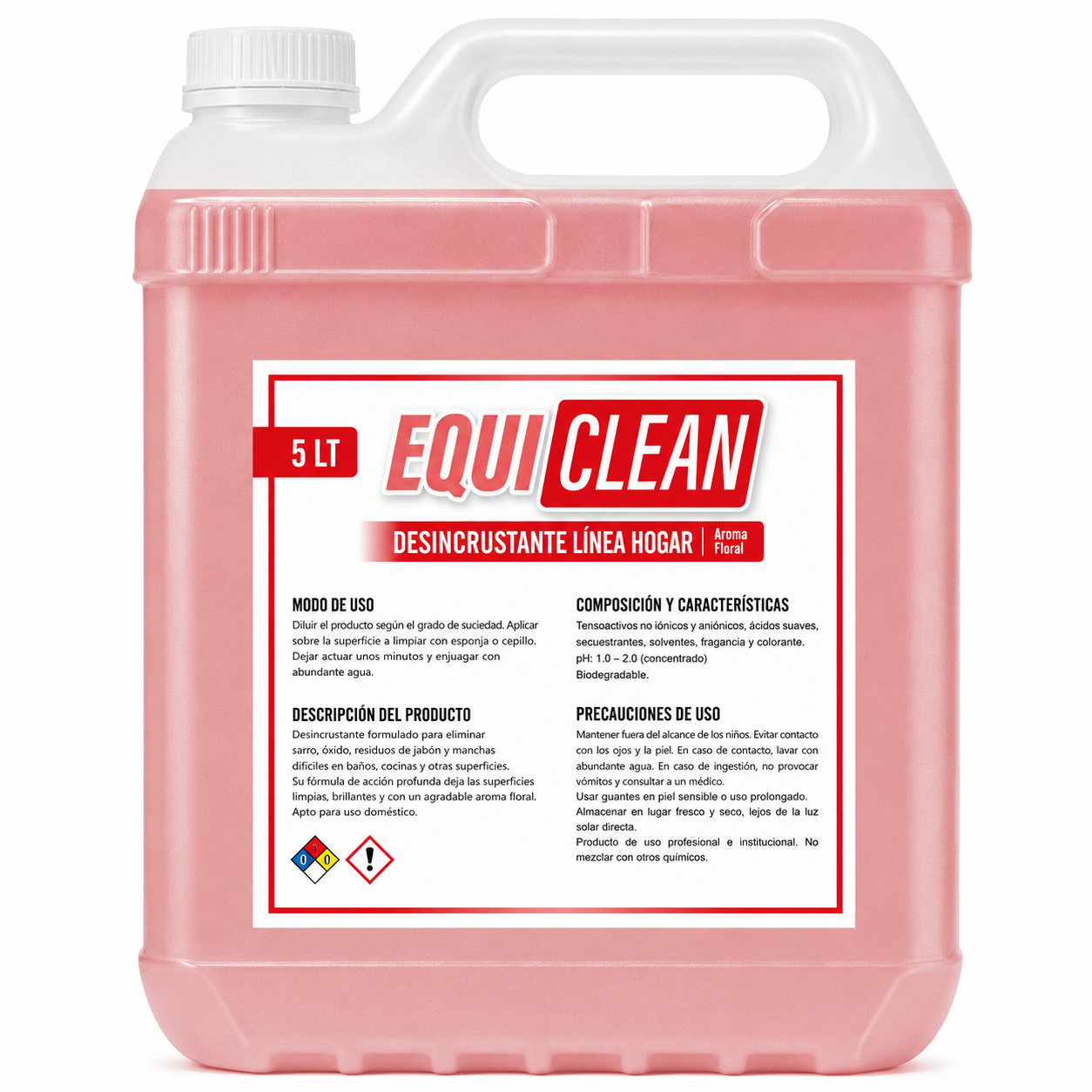 Desengrasante Industrial 5 Lt. Equi Clean (2) Desengrasante Industrial 5 LT - Imagen 1