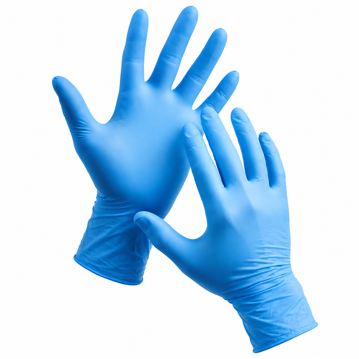 Guante Azul Negro S-M-L Caja 100 Un. Equi Clean Guantes Desechables Azul/Negro - Imagen 1