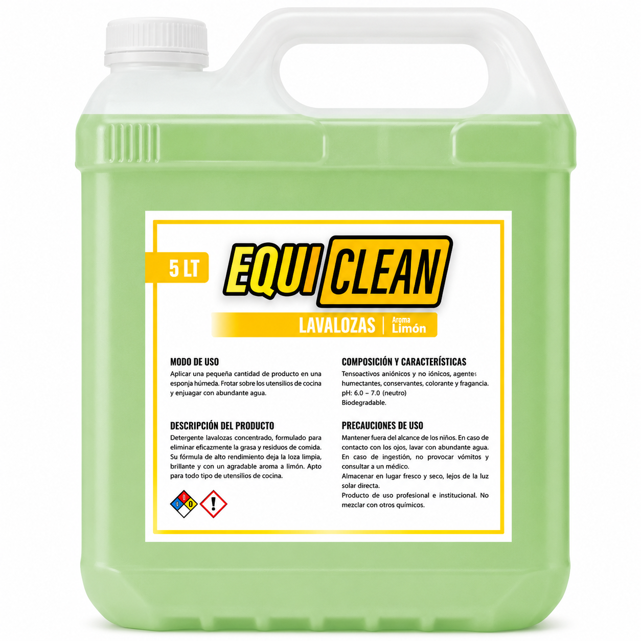 Lavalozas Industrial 5 Lt. Equi Clean Lavalozas Industrial 5 LT - Imagen 1