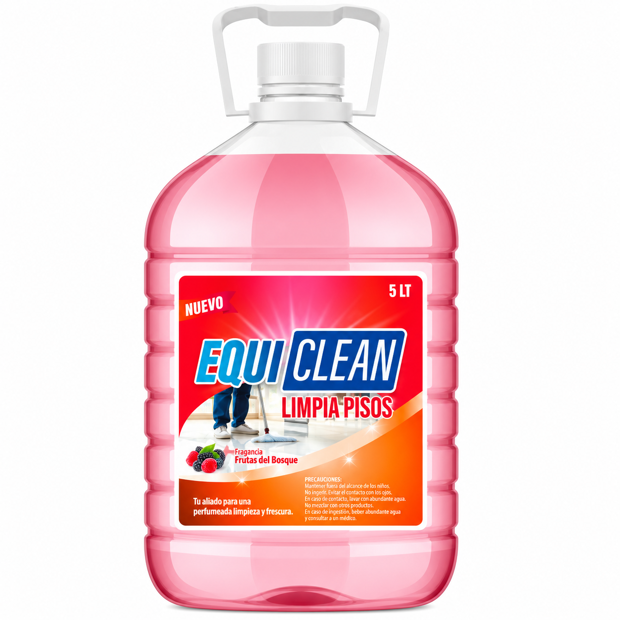 Limpia pisos frutos del bosque 5 lt Equi clean Limpia Pisos Frutos del Bosque 5 LT - Imagen 1